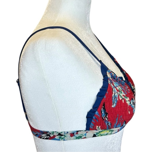 Diane von Furstenberg - “Cheeky Ruffle Bikini” High-Waist - Est Size XS/0, Red - Picture 8 of 16